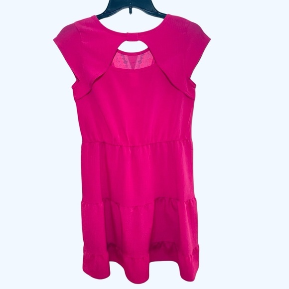 Wonder nation Pink Embroidered Girls Dress size XL 14-16 - Picture 2 of 8